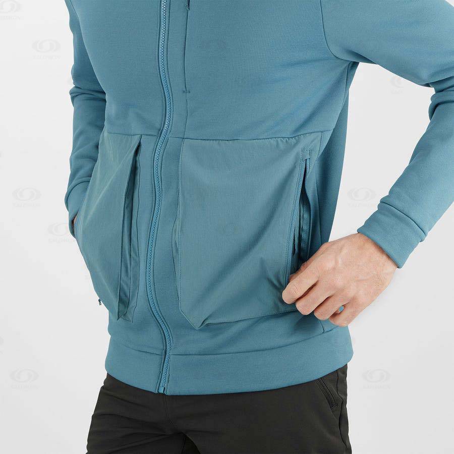 Blue Salomon ESSENTIAL WARM FLEECE Men's Hoodie | US-A1990