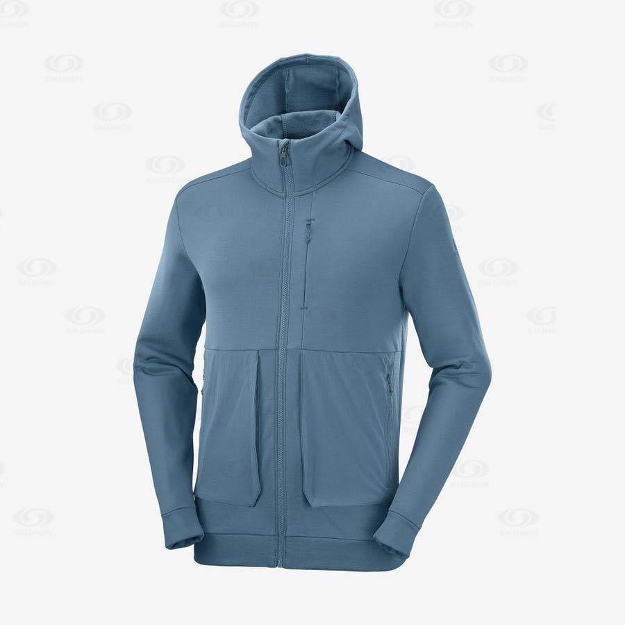 Blue Salomon ESSENTIAL WARM FLEECE Men\'s Hoodie | US-A1990