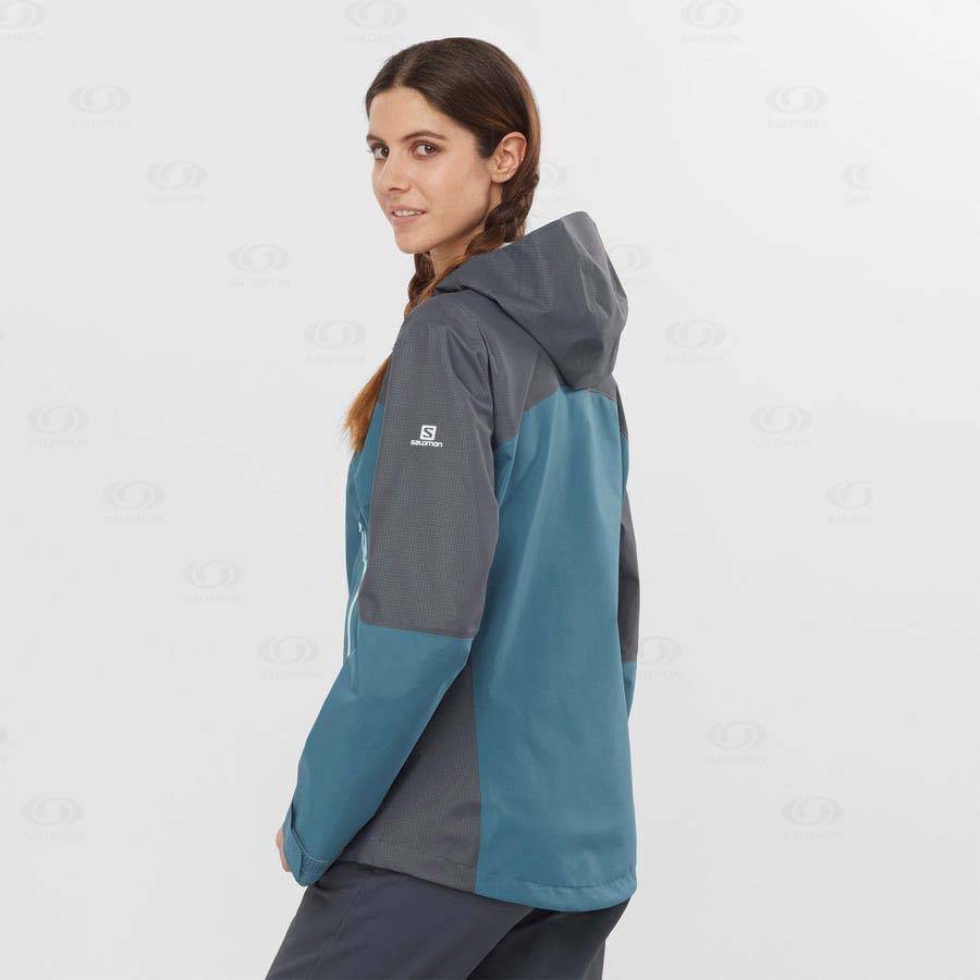 Blue Salomon OUTLINE GORE-TEX HYBRID Women's Waterproof Jackets | US-L1354