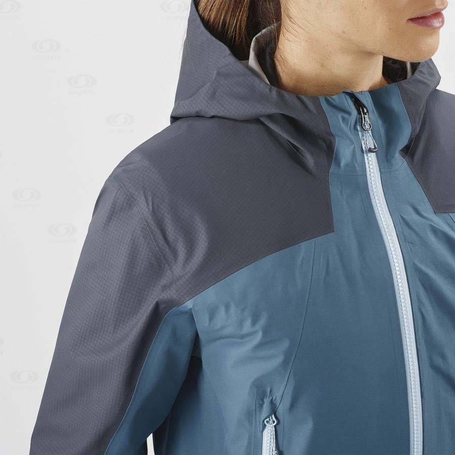 Blue Salomon OUTLINE GORE-TEX HYBRID Women's Waterproof Jackets | US-L1354