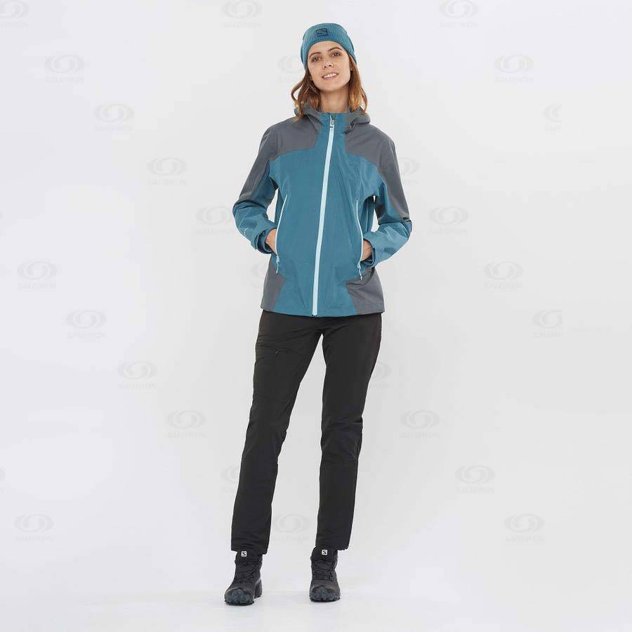 Blue Salomon OUTLINE GORE-TEX HYBRID Women's Waterproof Jackets | US-L1354