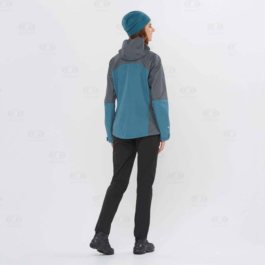 Blue Salomon OUTLINE GORE-TEX HYBRID Women's Waterproof Jackets | US-L1354