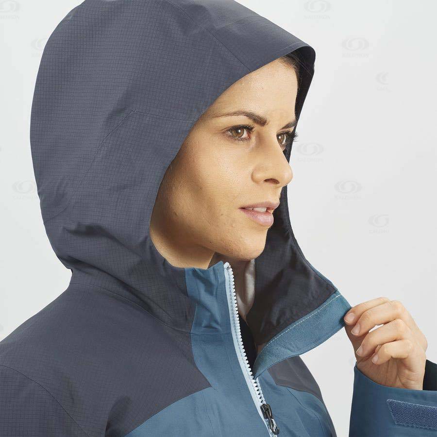 Blue Salomon OUTLINE GORE-TEX HYBRID Women's Waterproof Jackets | US-L1354