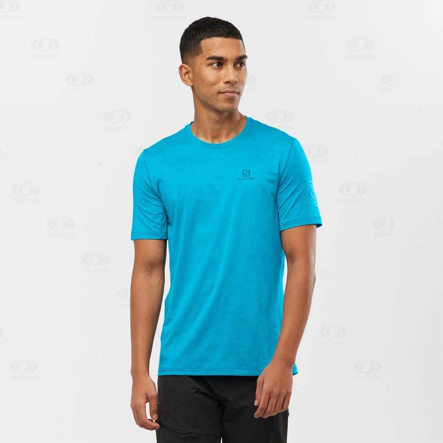 Blue Salomon OUTLINE Men's T Shirts | US-N1925