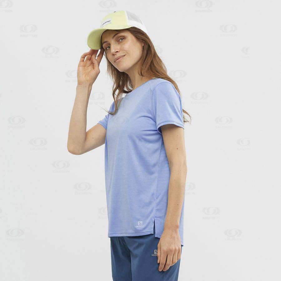 Blue Salomon OUTLINE SUMMER Women's T Shirts | US-W2800