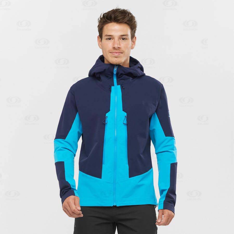 Blue Salomon OUTPEAK SOFTSHELL Men's Softshell Jackets | US-M1230