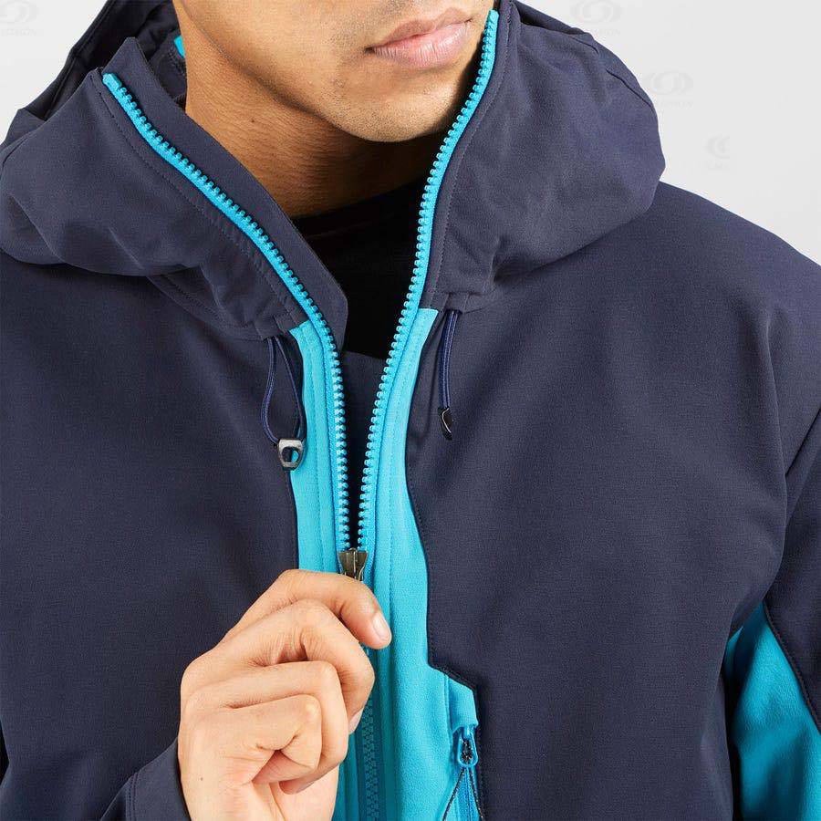 Blue Salomon OUTPEAK SOFTSHELL Men's Softshell Jackets | US-M1230