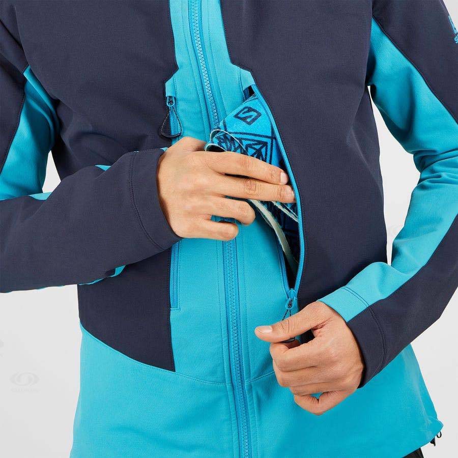 Blue Salomon OUTPEAK SOFTSHELL Men's Softshell Jackets | US-M1230