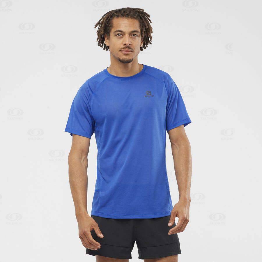 Blue Salomon PROMO CROSS REBEL Men's T Shirts | US-O2008