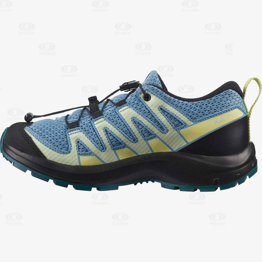 Blue Salomon XA PRO V8 kids Trail Running Shoes | US-S2626