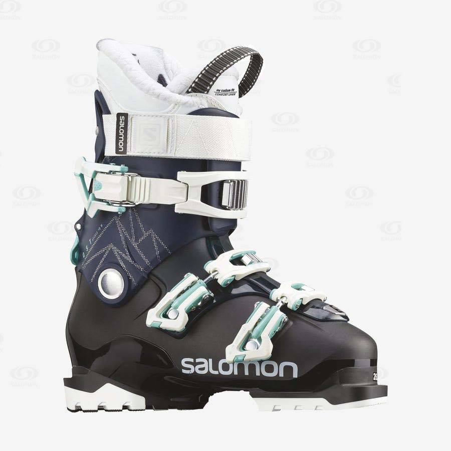 Blue / White Salomon QST ACCESS 70 Women\'s Ski Boots | US-M1496