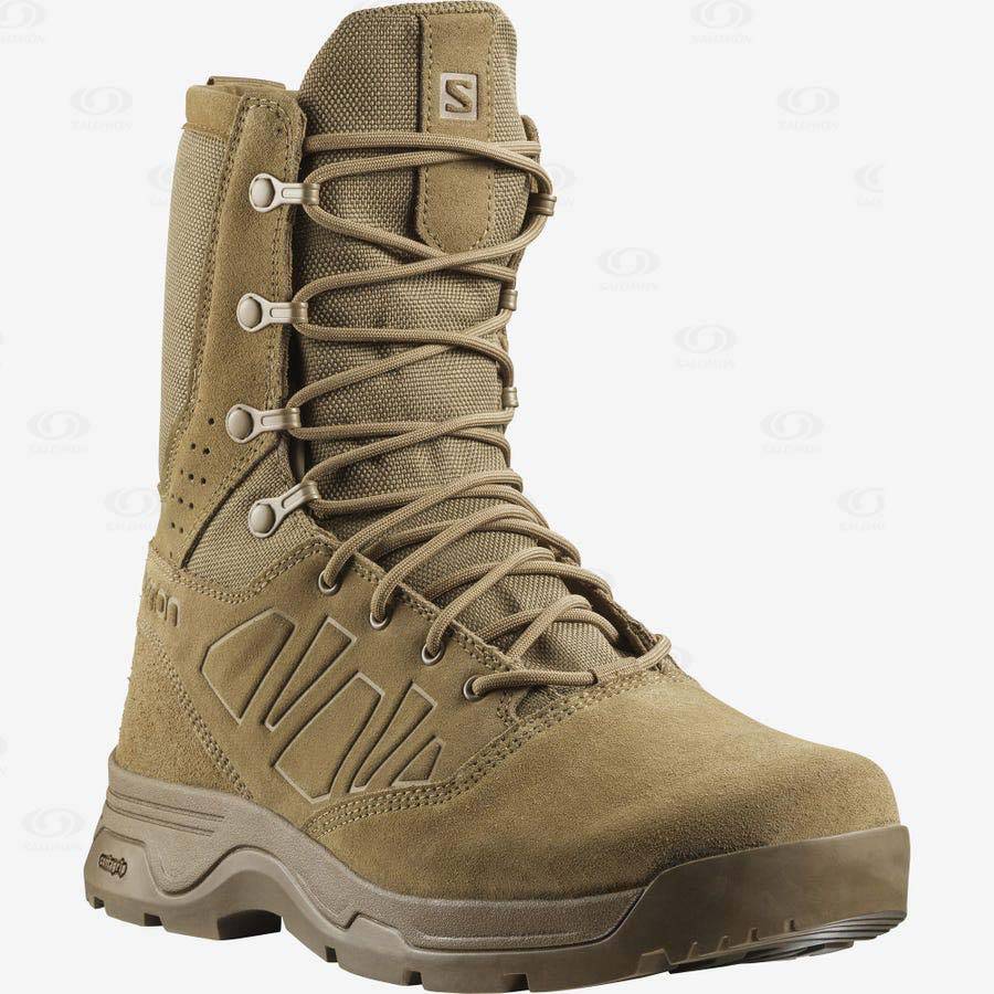 Brown Salomon GUARDIAN CLIMASALOMON™ Men's Waterproof Boots | US-M1503