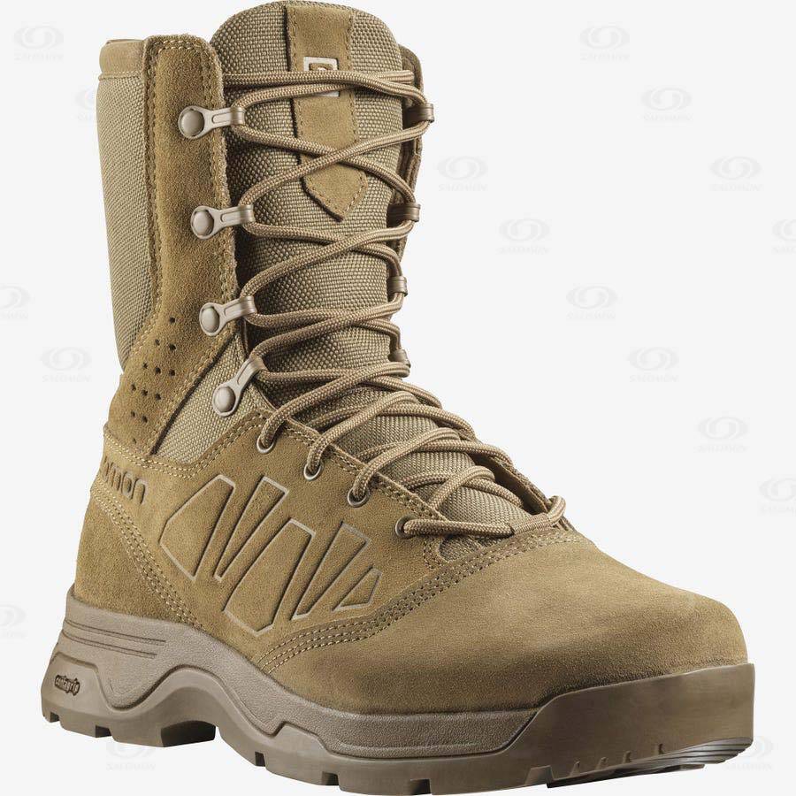 Brown Salomon GUARDIAN Men's Forces Boots | US-L2012