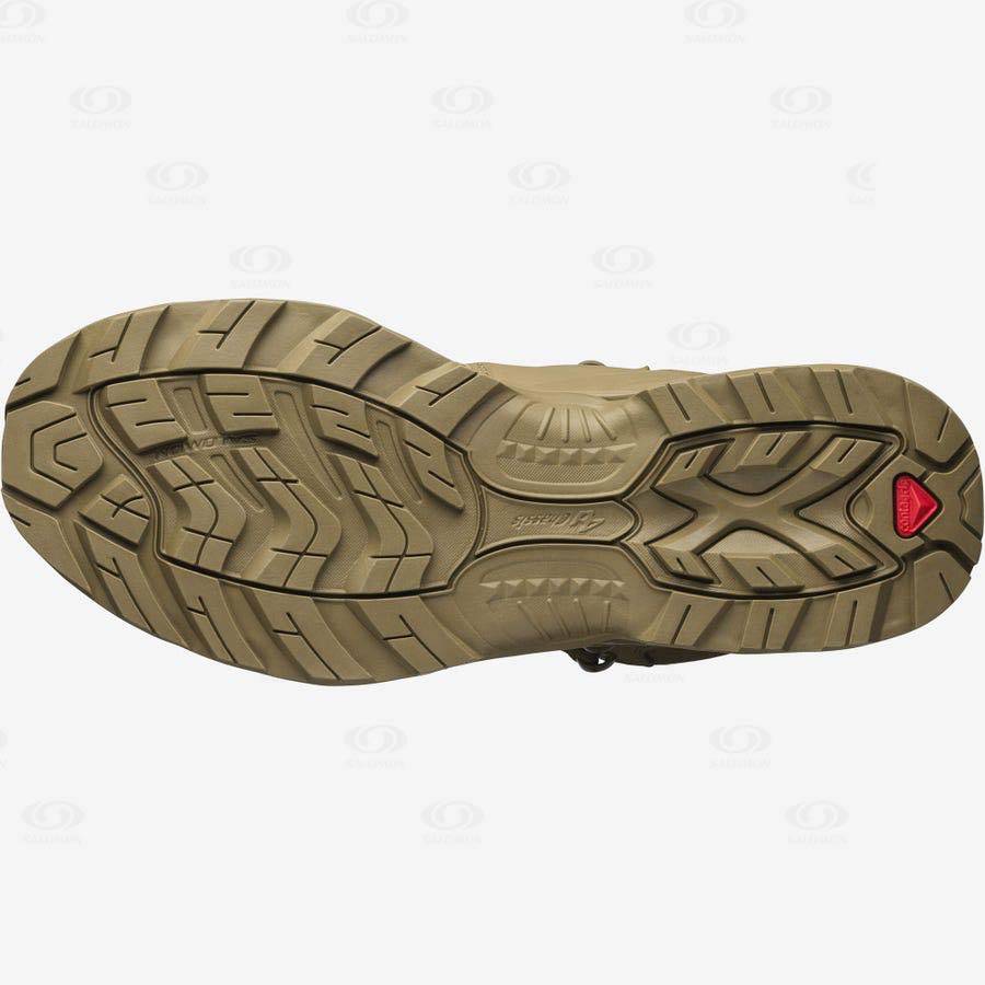 Brown Salomon QUEST 4D GORE-TEX ADVANCED Women's Waterproof Shoes | US-S1135