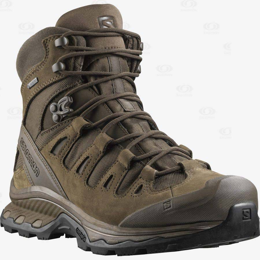 Brown Salomon QUEST 4D GORE-TEX FORCES 2 EN Women's Waterproof Boots | US-M1433