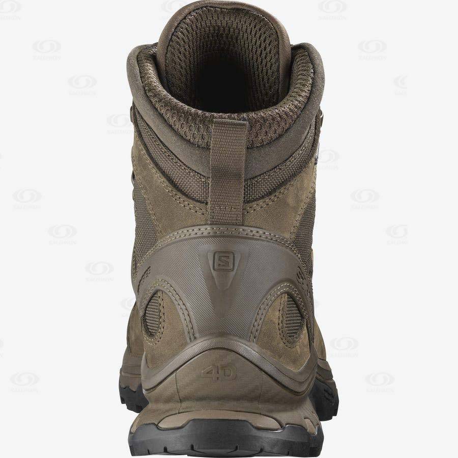 Brown Salomon QUEST 4D GORE-TEX FORCES 2 EN Women's Waterproof Boots | US-M1433