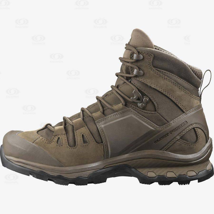 Brown Salomon QUEST 4D GORE-TEX FORCES 2 EN Women's Waterproof Boots | US-M1433