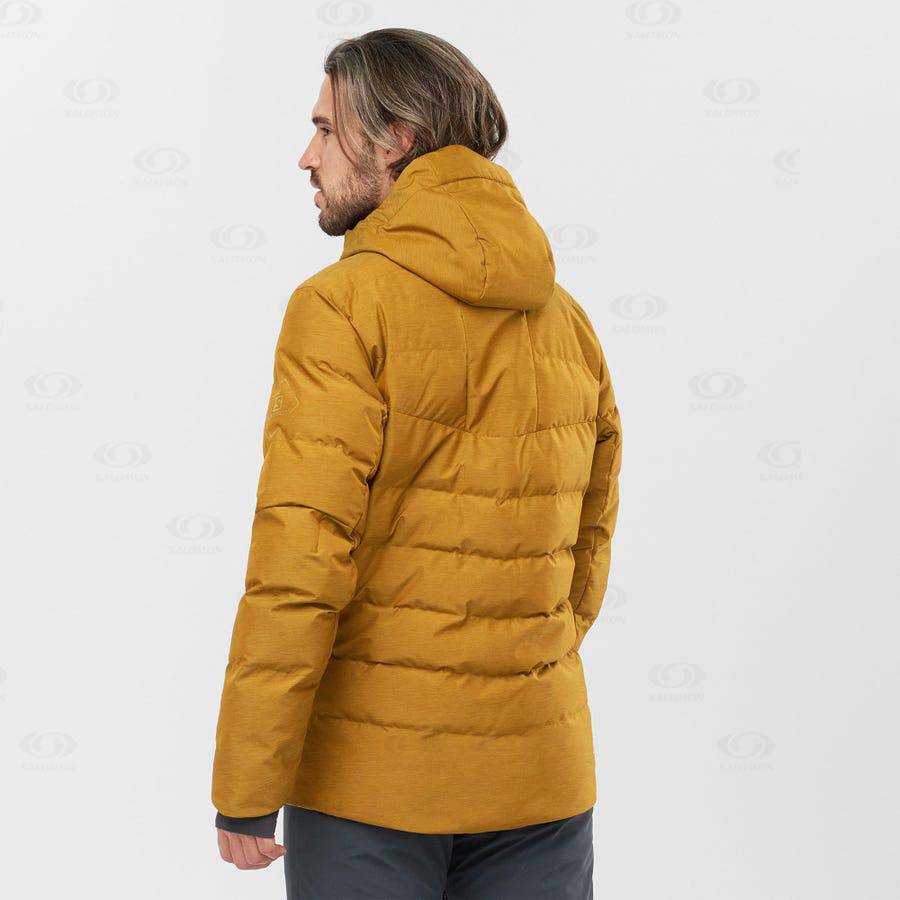 Brown Salomon SNOWSHELTER Men's Ski Jackets | US-O2197