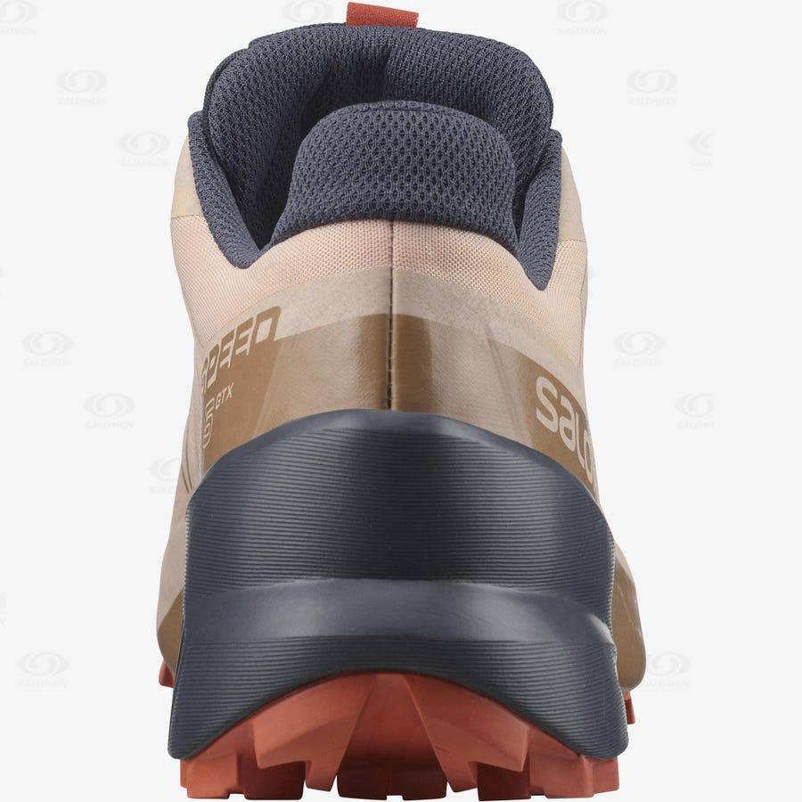 Brown Salomon SPEEDCROSS 5 GORE-TEX Women's Waterproof Shoes | US-A1724