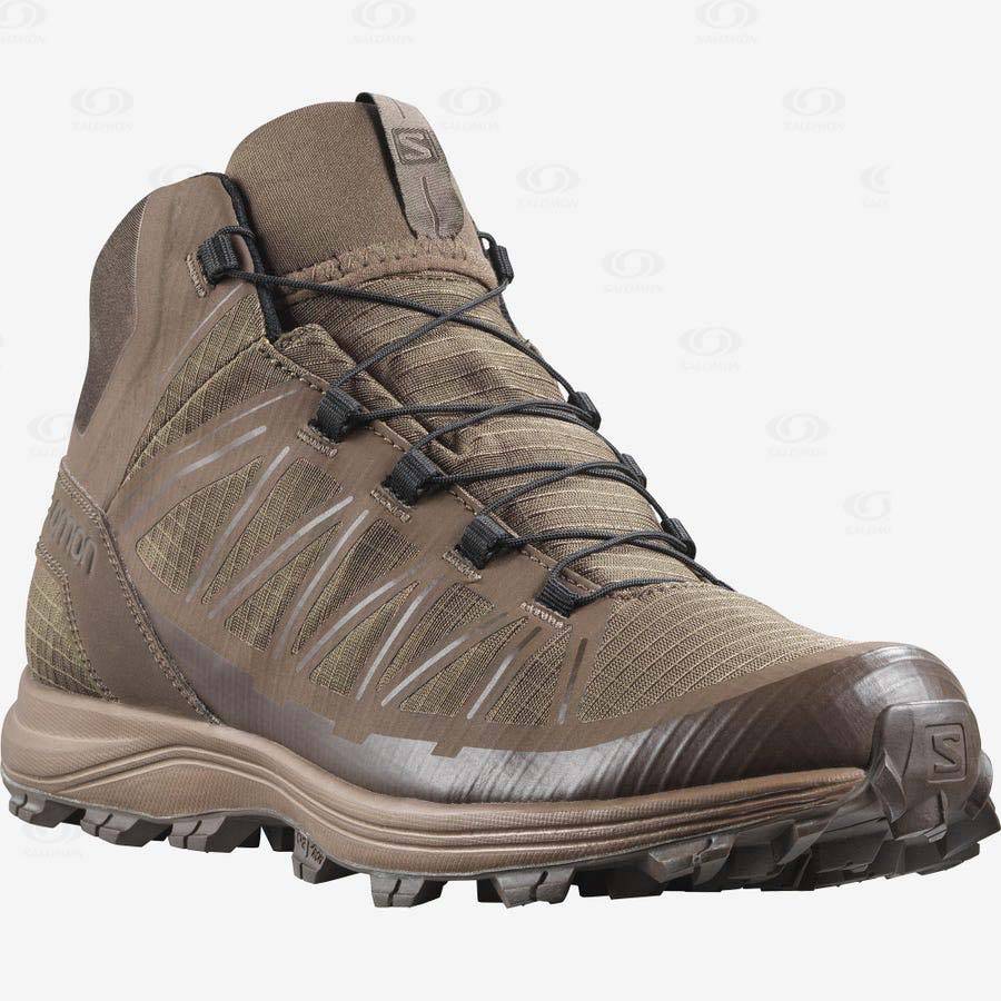 Brown Salomon SPEED ASSAULT Women's Forces Boots | US-M2168