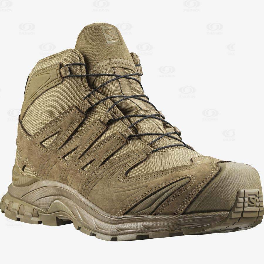 Brown Salomon XA FORCES MID GORE-TEX Men's Forces Boots | US-L2418