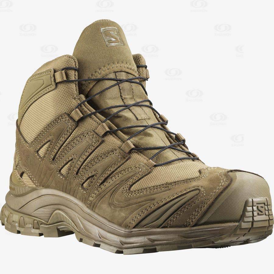 Brown Salomon XA FORCES MID Men's Forces Boots | US-O1567