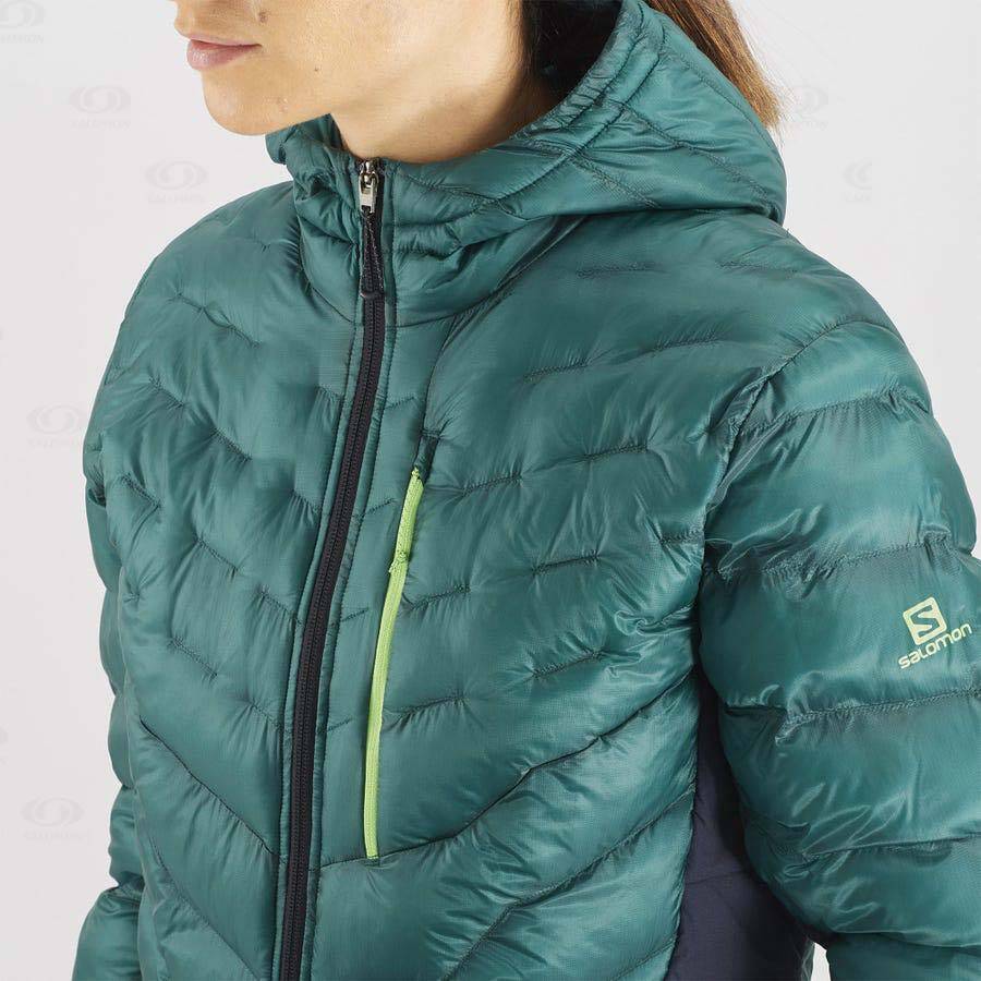 Green Salomon OUTPEAK PRIMALOFT Women's Insulated Jackets | US-L1914