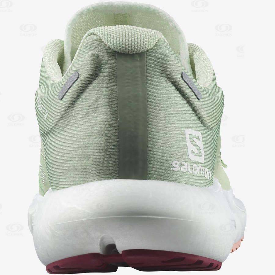 Green Salomon PREDICT 2 Women's Running Shoes | US-W3330