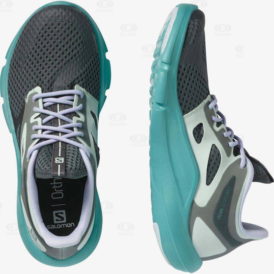 Green Salomon PREDICT MOD Women's Running Shoes | US-O1329