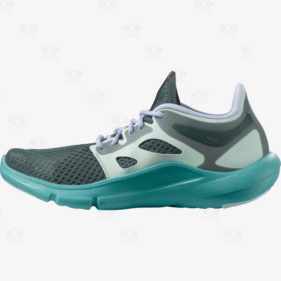 Green Salomon PREDICT MOD Women's Running Shoes | US-O1329