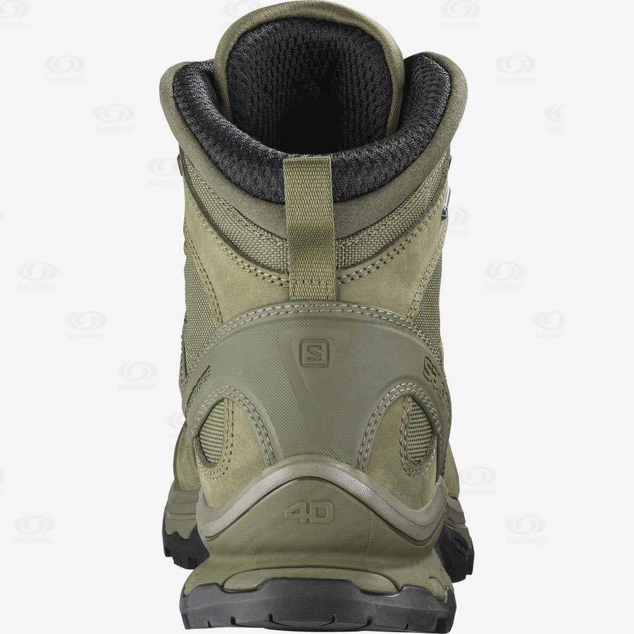 Green Salomon QUEST 4D FORCES 2 EN Men's Forces Boots | US-L1837