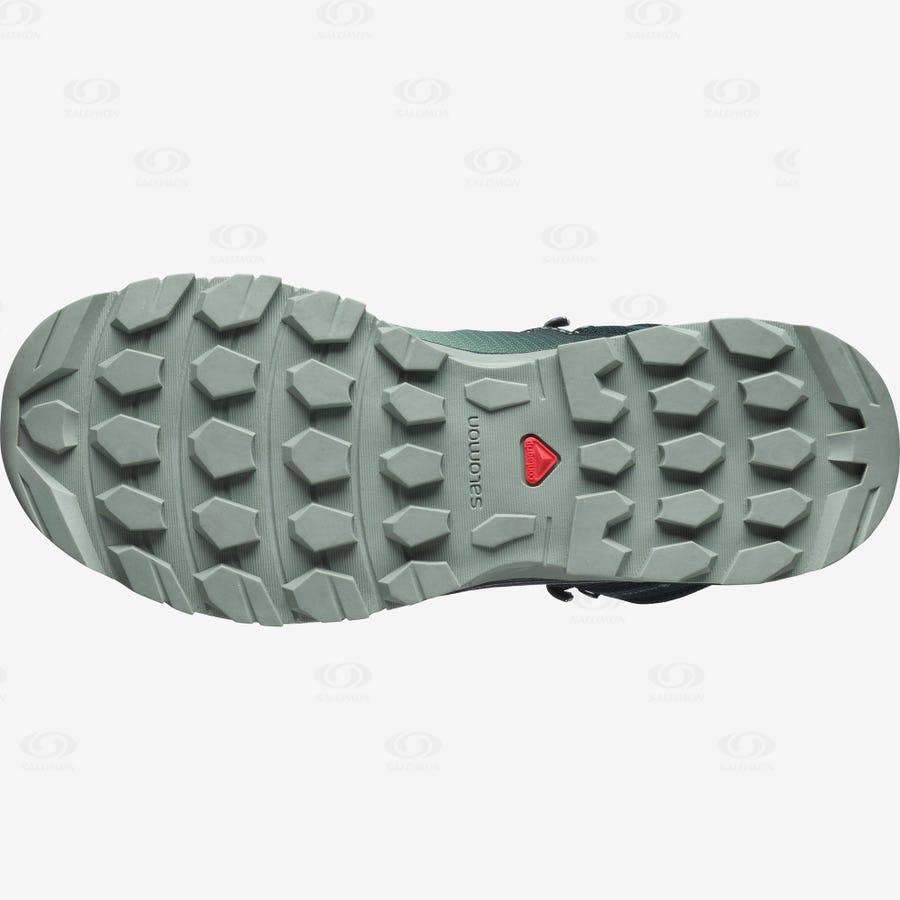 Green Salomon VAYA MID GORE-TEX Women's Waterproof Shoes | US-O1763