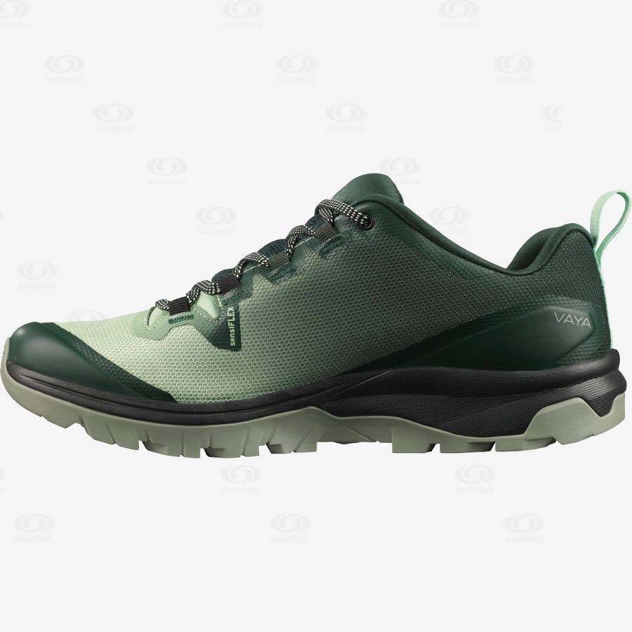 Green Salomon VAYA Women's Hiking Shoes | US-S2339