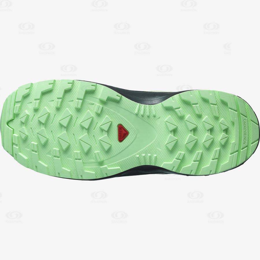 Green Salomon XA PRO V8 CLIMASALOMON™ kids Waterproof Shoes | US-N1239