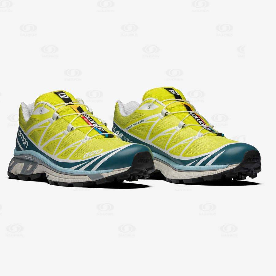 Green Salomon XT-6 ADVANCED Women's Sneakers | US-M1916