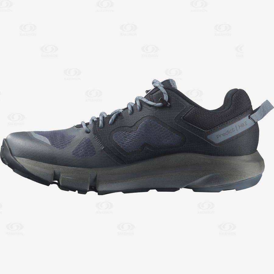 Grey / Black Salomon PREDICT HIKE GORE-TEX Men's Hiking Shoes | US-A2025