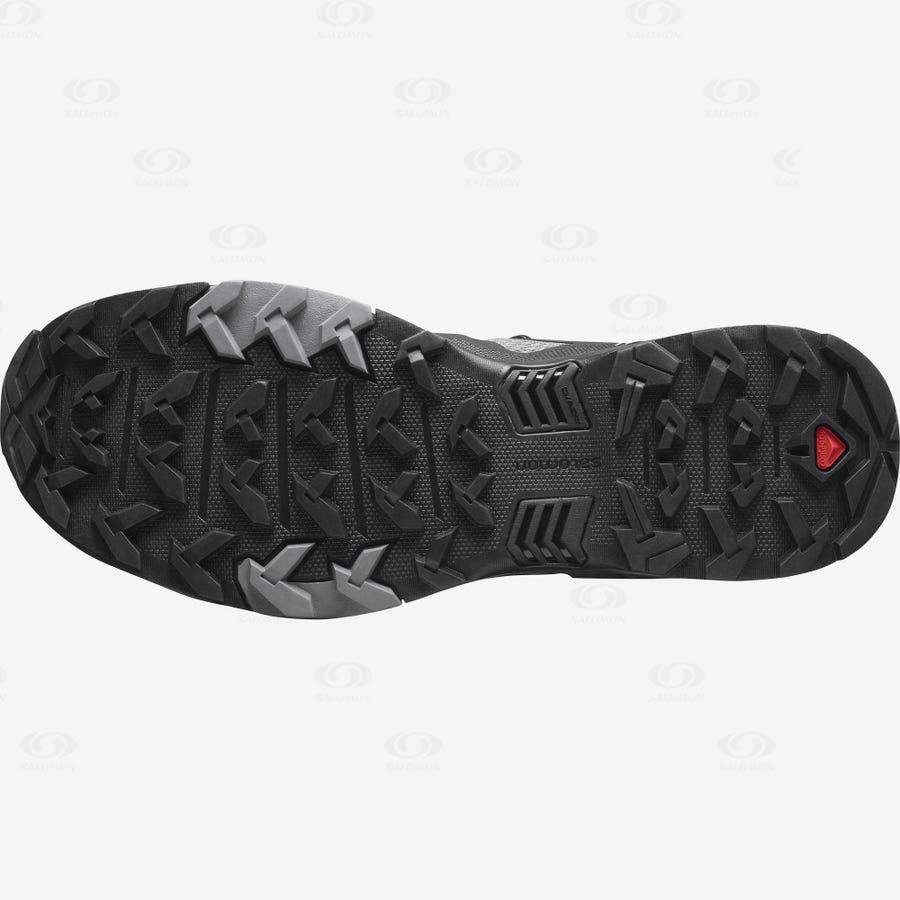 Grey / Black Salomon X ULTRA 4 Men's Hiking Shoes | US-S2479