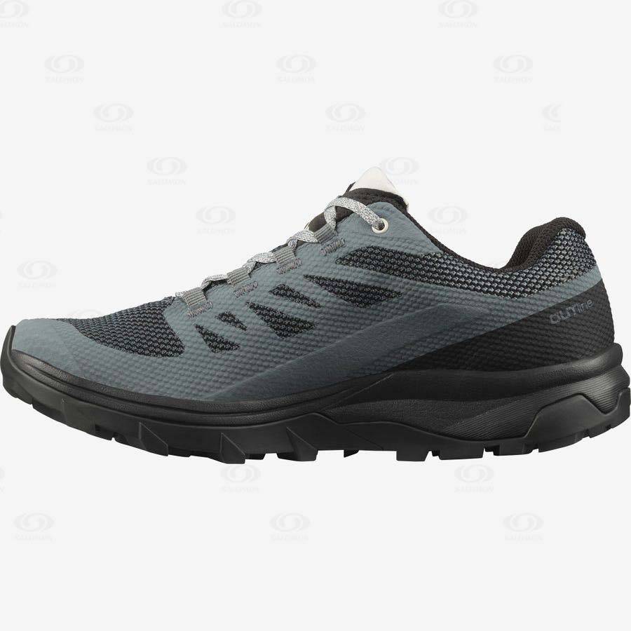 Grey Salomon OUTLINE GORE-TEX Women's Hiking Shoes | US-N2296