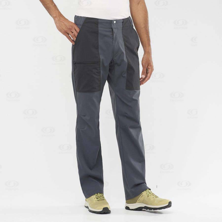 Grey Salomon OUTRACK Men's Pants | US-N1085