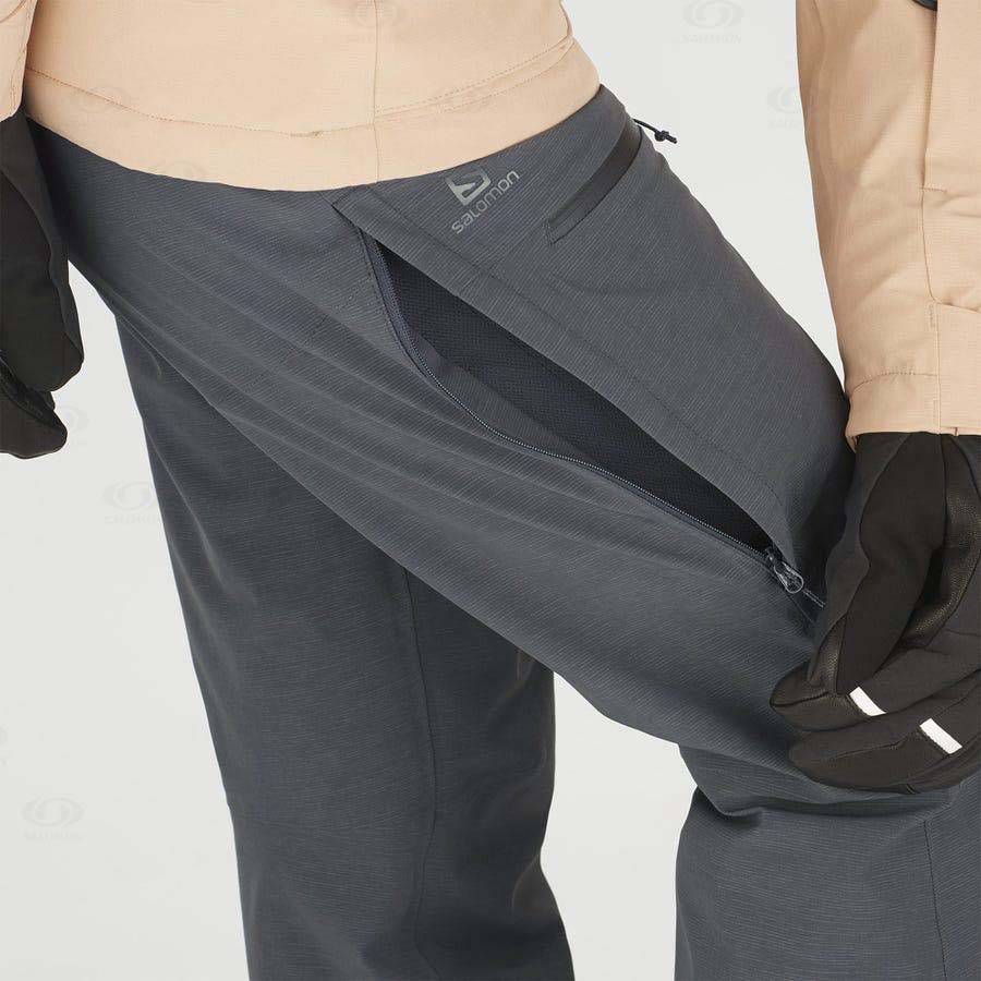 Grey Salomon PROOF LIGHT Women's Ski Pants | US-L2376