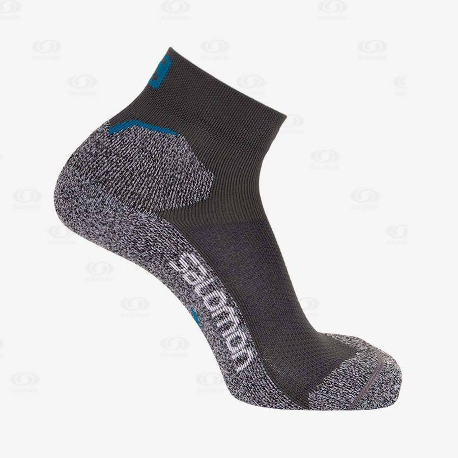 Grey Salomon SPEEDCROSS ANKLE Men\'s Socks | US-O1196