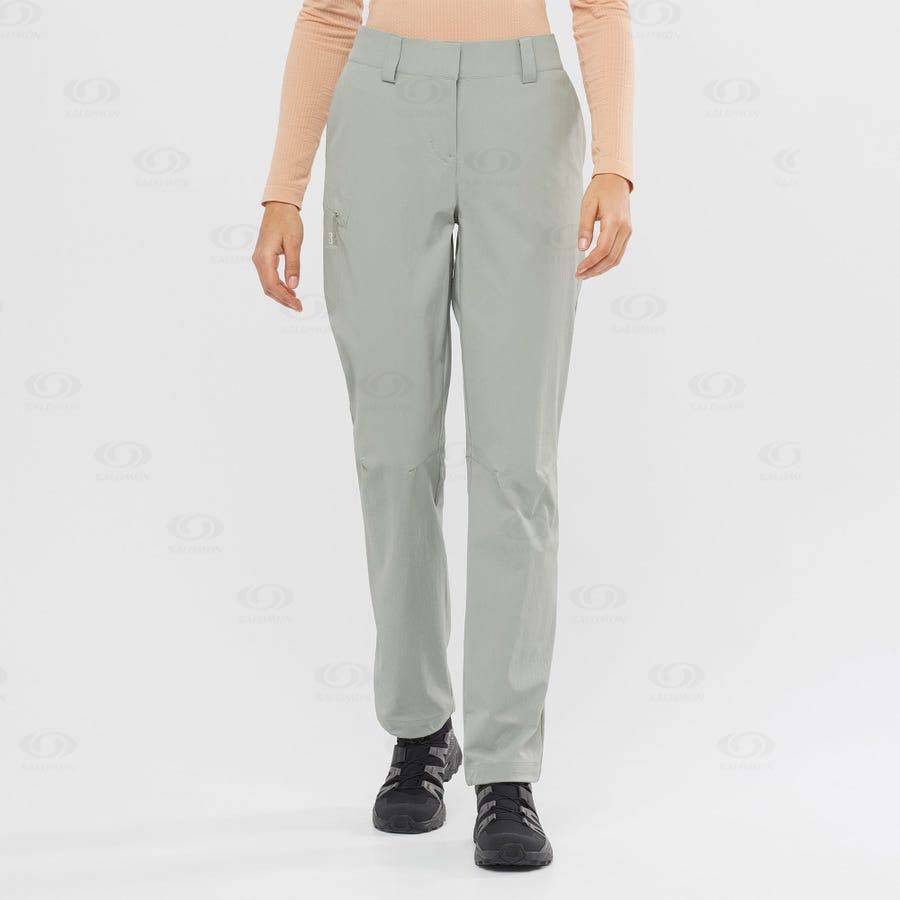 Grey Salomon WAYFARER Women's Pants | US-O2022