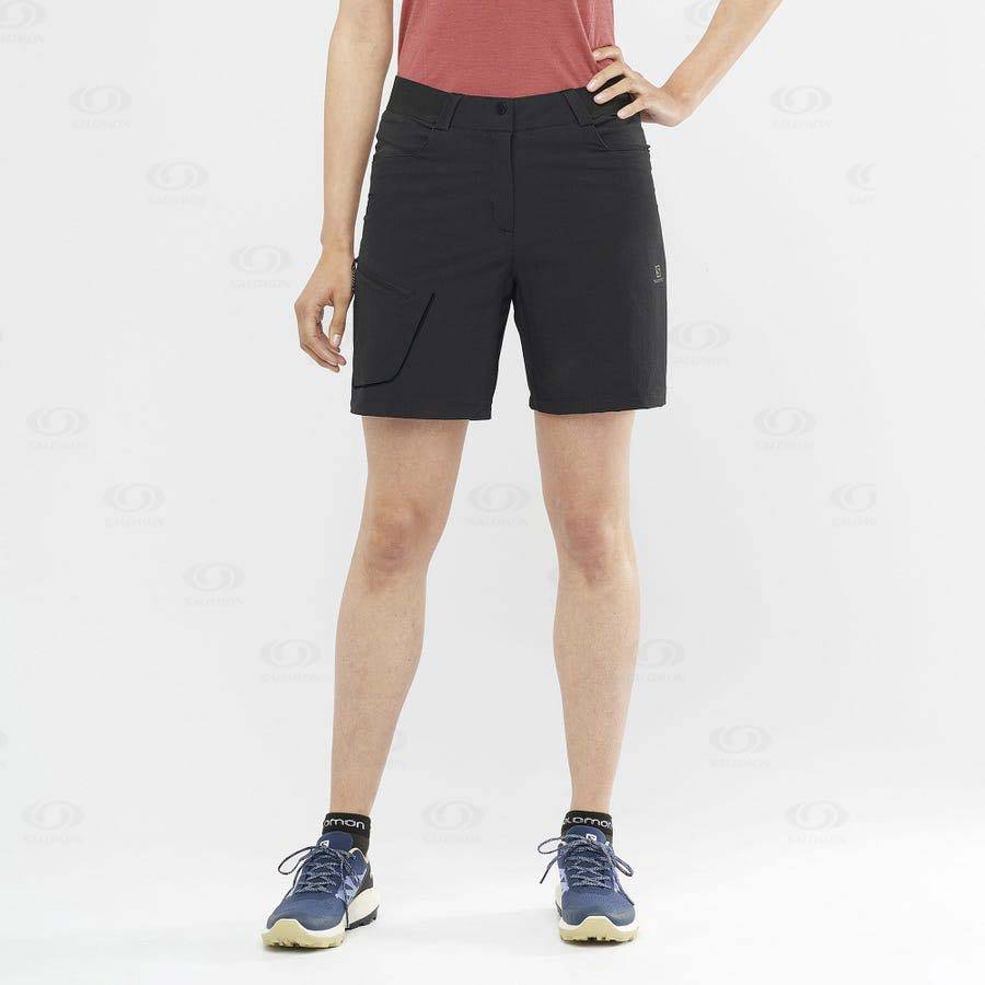 Grey Salomon WAYFARER Women's Shorts | US-M1216