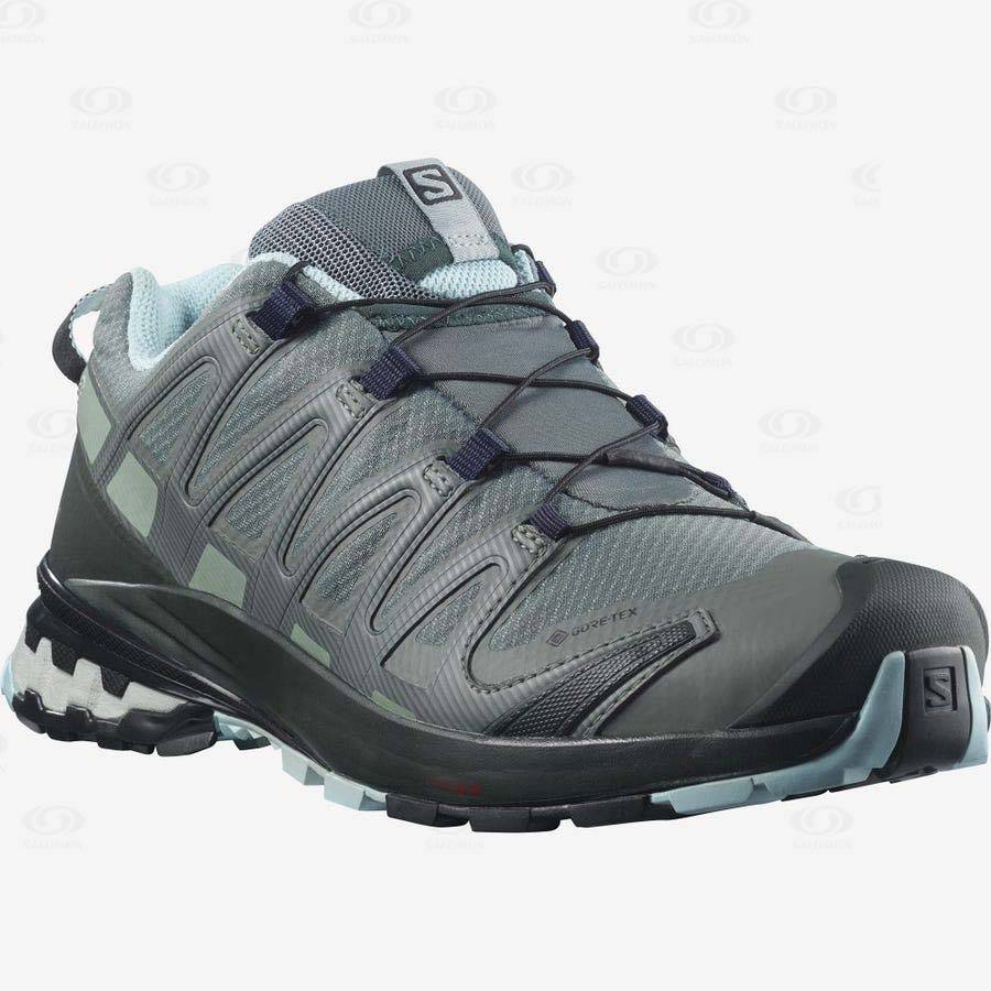 Grey Salomon XA PRO 3D v8 GORE-TEX Women's Waterproof Shoes | US-O1231