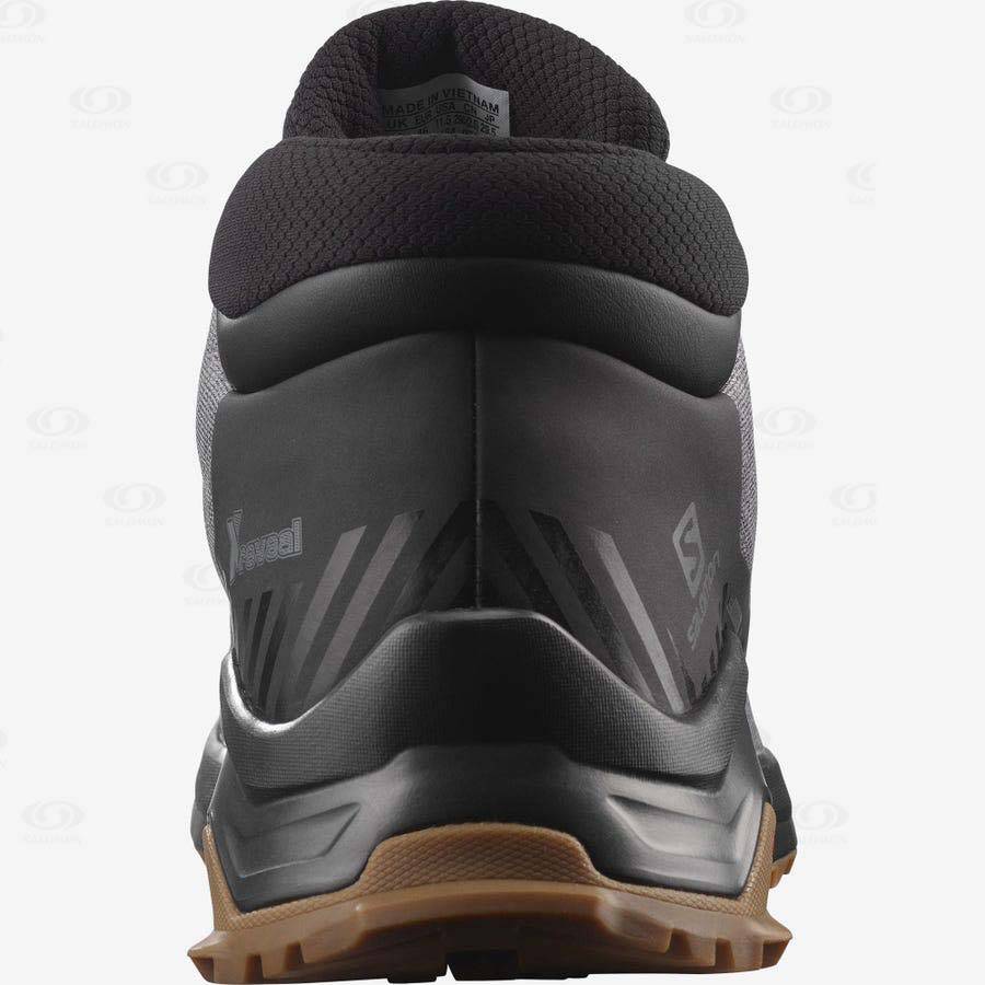 Grey Salomon X REVEAL CHUKKA CLIMASALOMON™ Men's Waterproof Boots | US-L1081