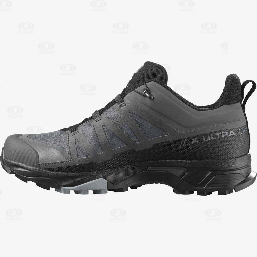 Grey Salomon X ULTRA 4 GORE-TEX Men's Waterproof Shoes | US-A1255