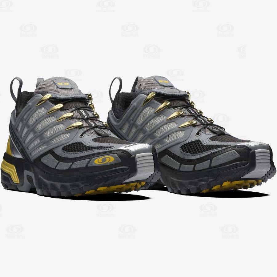 Grey / Yellow Salomon ACS PRO ADVANCED Men's Sneakers | US-S2269