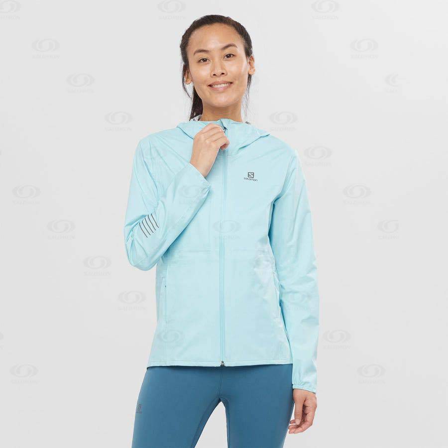 Mint Salomon BONATTI WATERPROOF Women's Waterproof Jackets | US-N1932