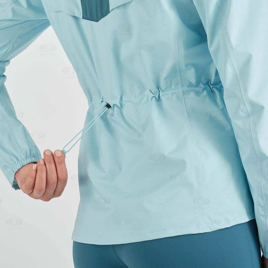 Mint Salomon BONATTI WATERPROOF Women's Waterproof Jackets | US-N1932