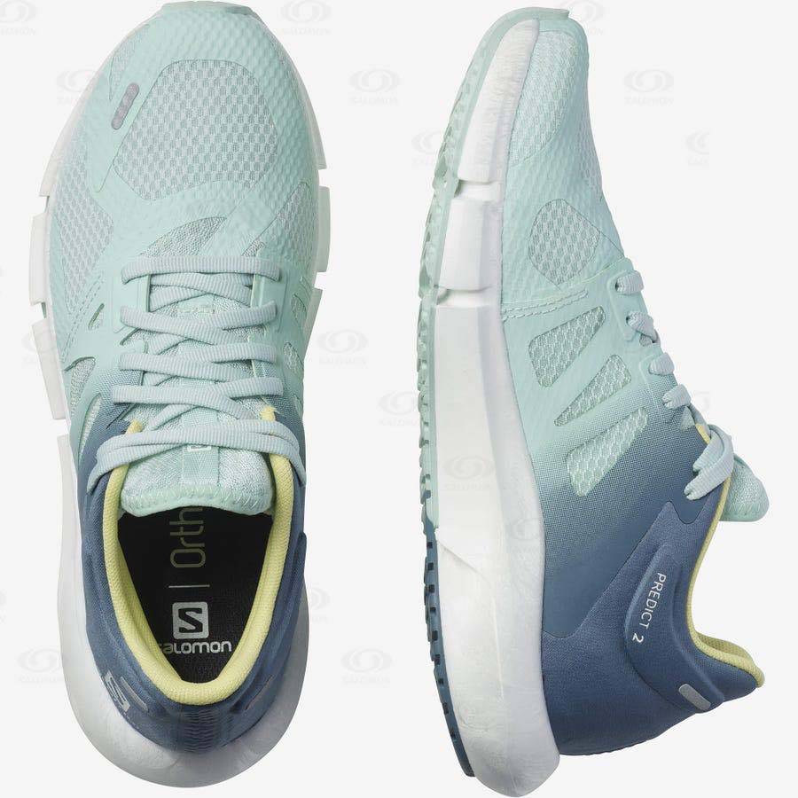 Mint Salomon PREDICT 2 Women's Running Shoes | US-W1810